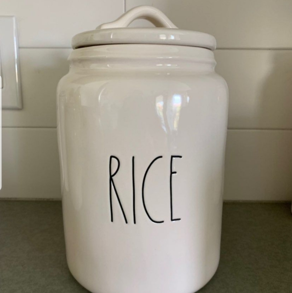 Rae Dunn Rice Jar